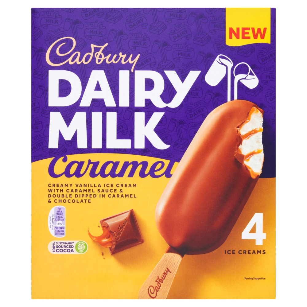 Cadbury Dark Milk Ice Cream