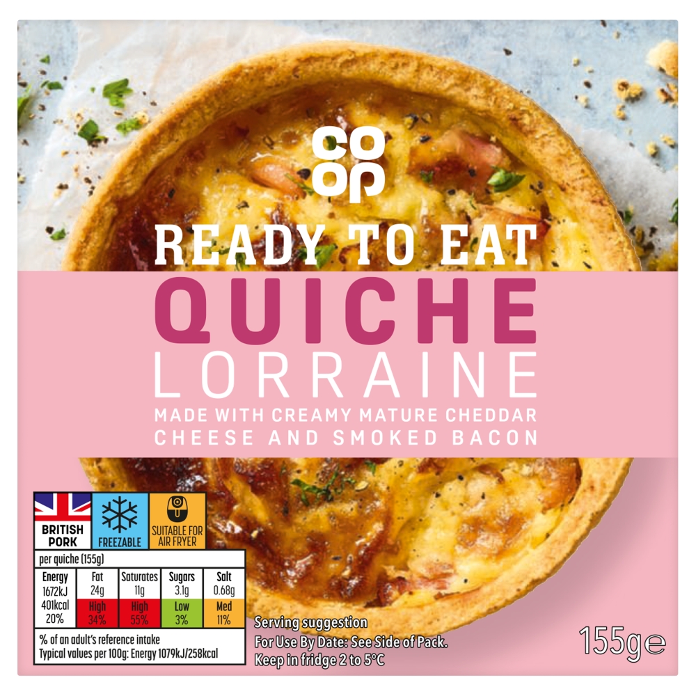 Co-op Quiche Lorraine 155g