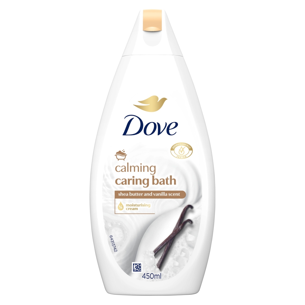DOVE SHEA BUTTER PURELY PAMPERING BATH    