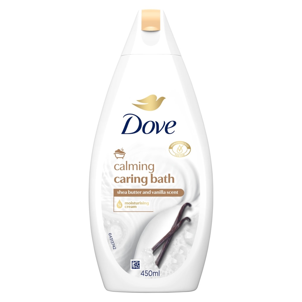 DOVE SHEA BUTTER PURELY PAMPERING BATH