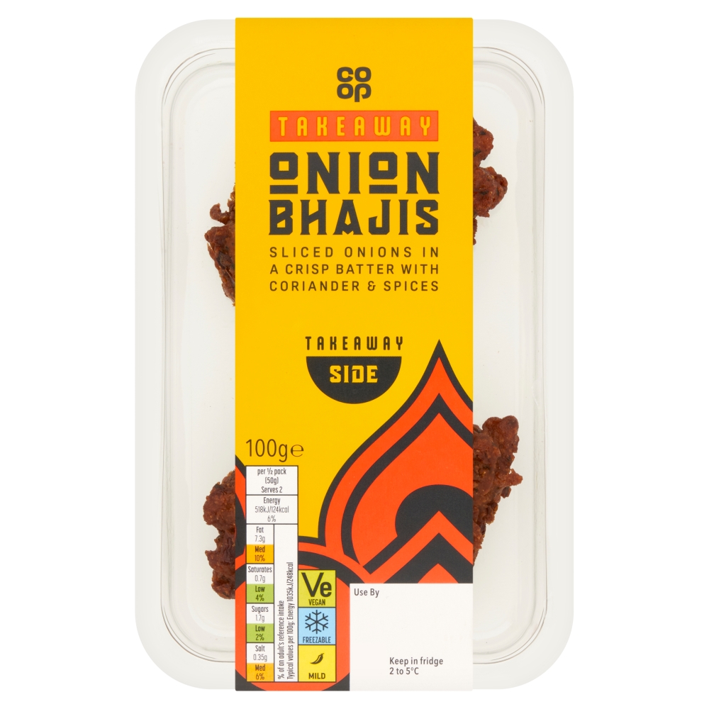 Co-op Onion Bhajis 100g 