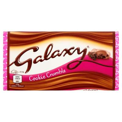 Galaxy Cookie Crumble Chocolate Bar 114g