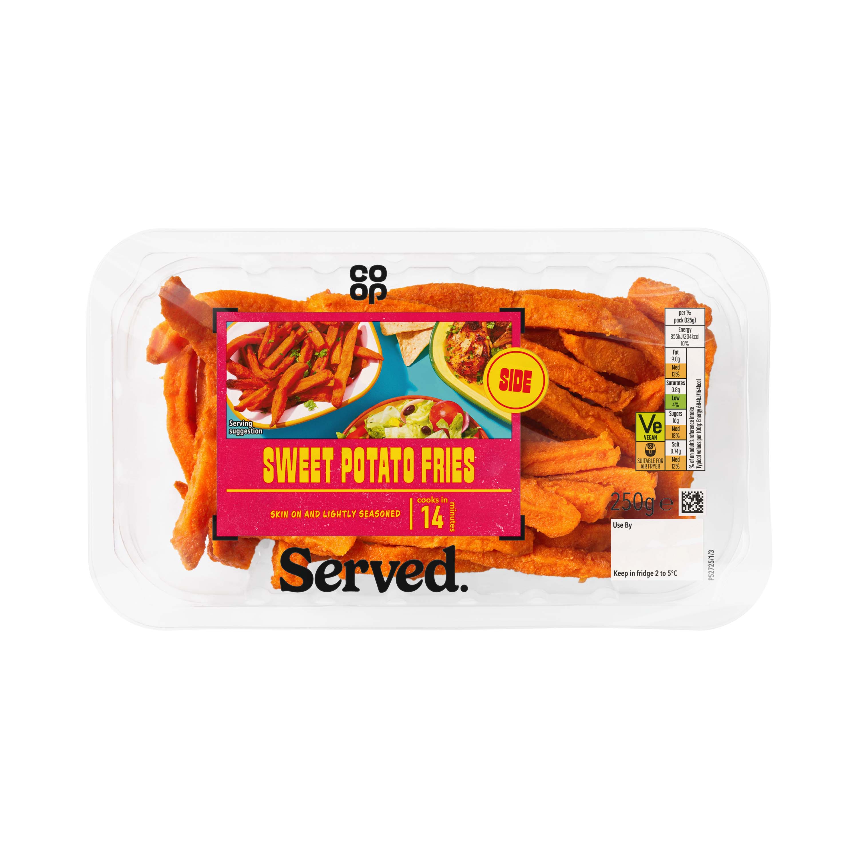 Co-op Sweet Potato Fries 250g