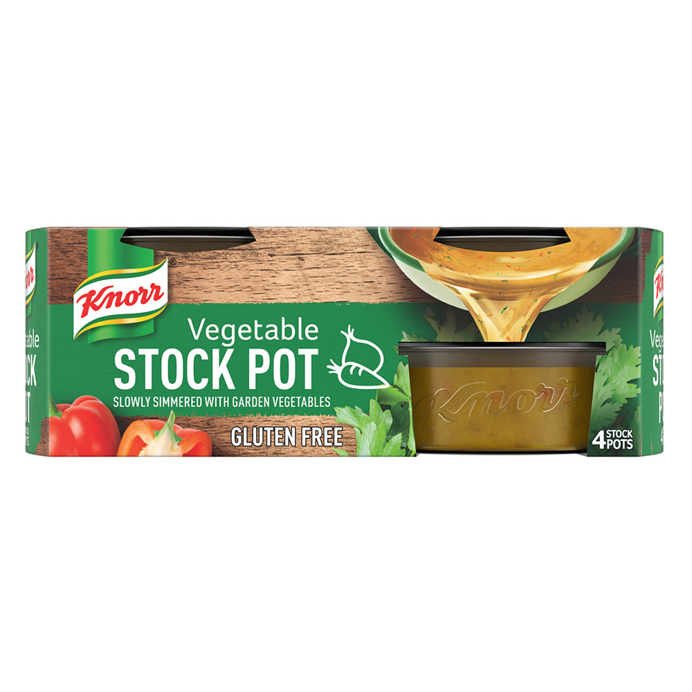 Knorr Vegetable Stock Pot 4x28g Coop