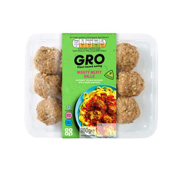 Explore Co-op’s vegan GRO range of plant-based meals and snacks - Co-op