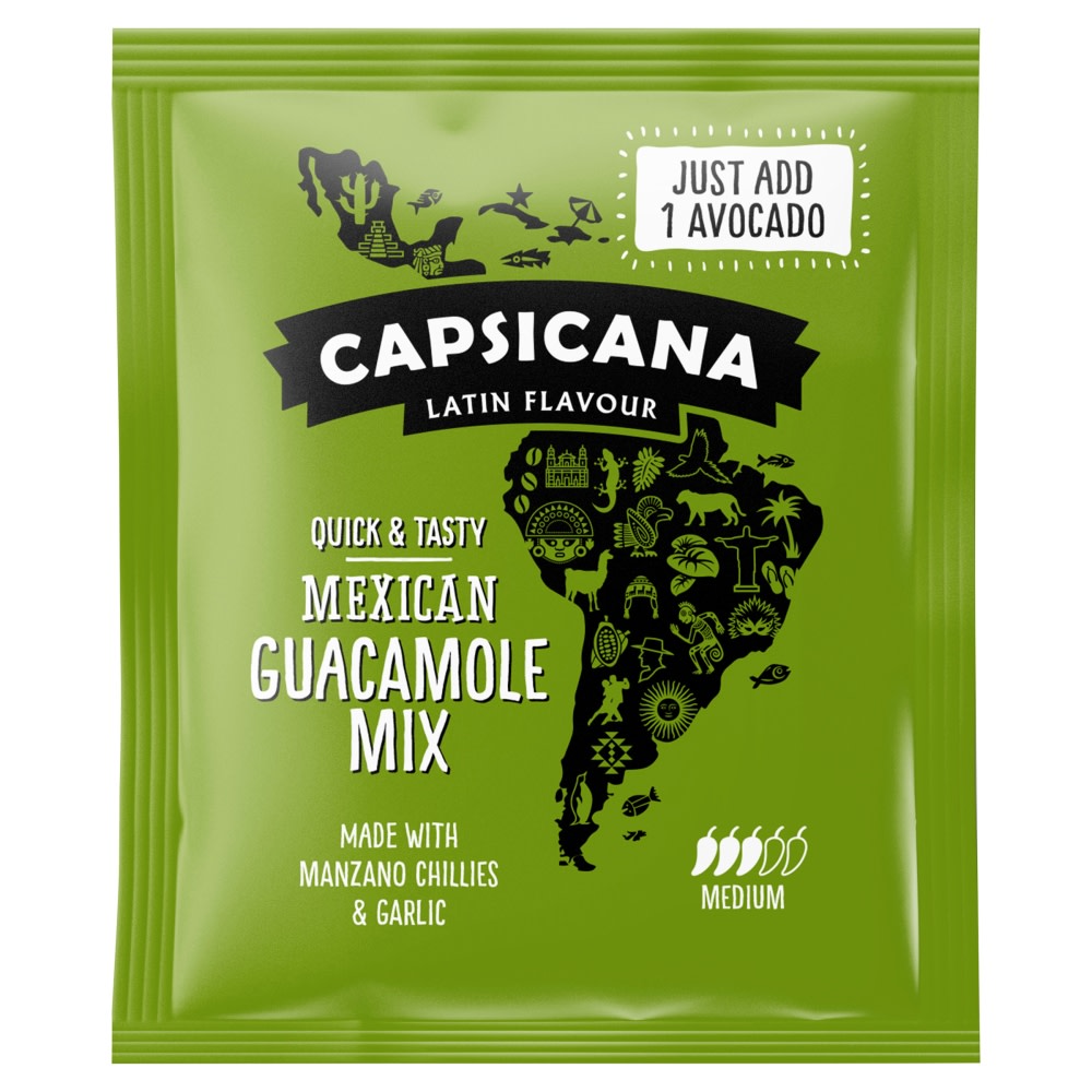 Capsicana Mexican Guacamole Mix Medium
