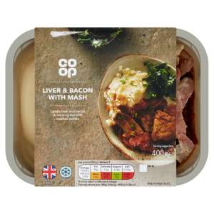 Co-op Liver And Bacon with Mash 400g