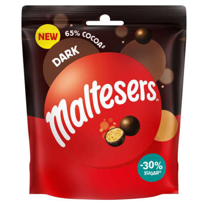 Maltesers Dark Chocolate & Honeycomb 65% Cocoa Pouch Bag 88g