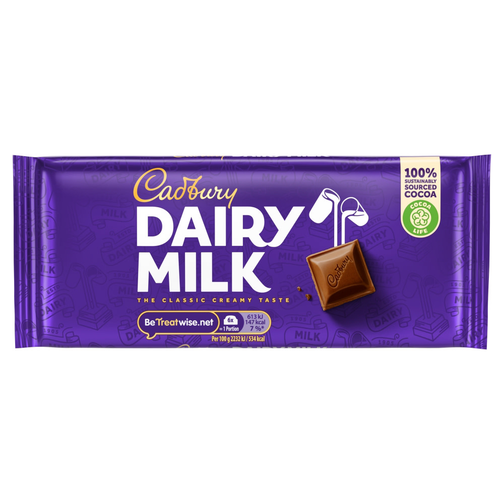 Cadbury Dairy Milk Chocolate Fruit & Nut Bar 110G