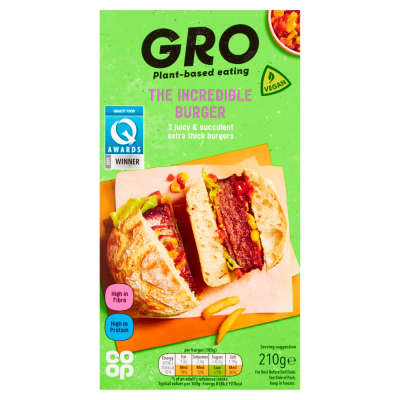 GRO The Incredible Burger 210g