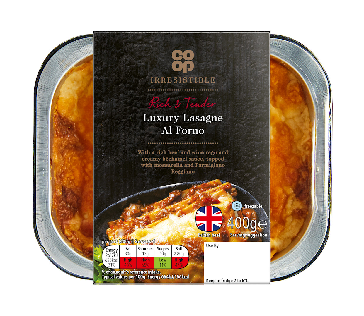 Co-op Irresistible Lasagne Al Forno 400g