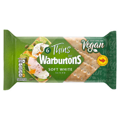 Warburtons White Sandwich Thins