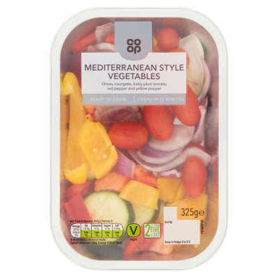 Co-op Mediterranean Vegetable Tray 325g