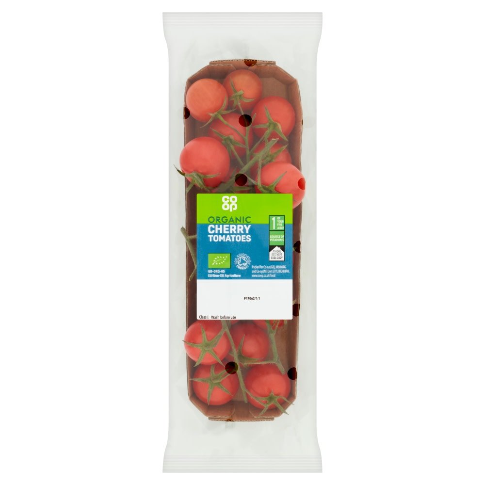 Co-op Organic Cherry on the Vine Tomatoe