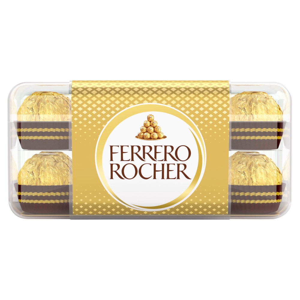 Ferrero Rocher Chocolate Pralines Gift Box of Chocolate 16 Pieces 200g