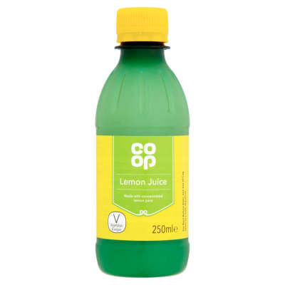 Co-op Lemon Juice 250ml