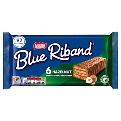 Nestle Blue Riband Hazelnut 6 Pack 108G - Co-op