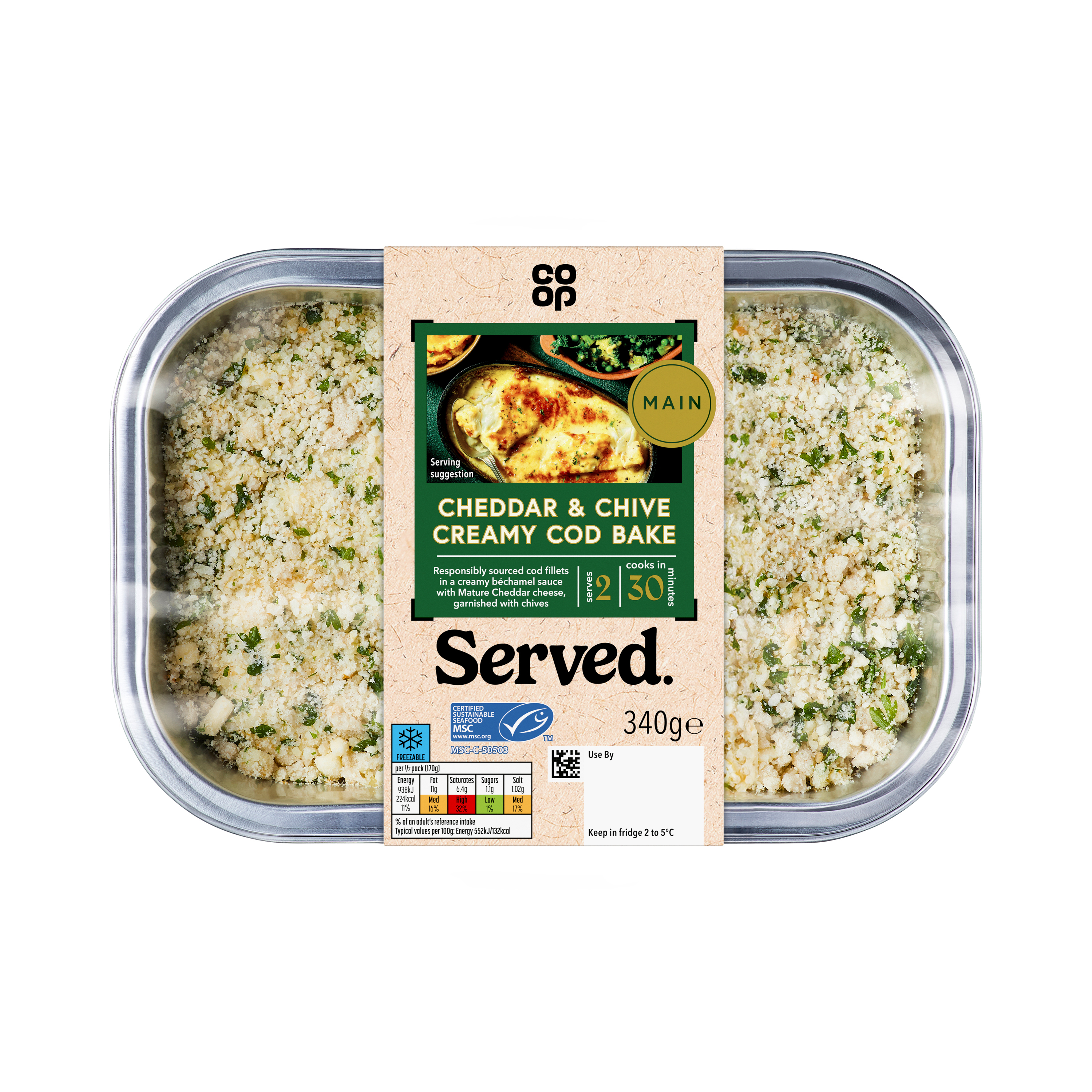 Co-op Cod Mornay 340g
