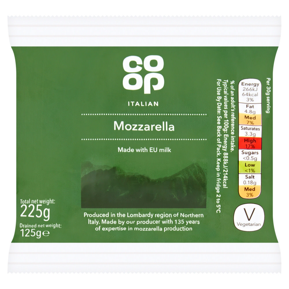 Co-op Mozzarella 125g
