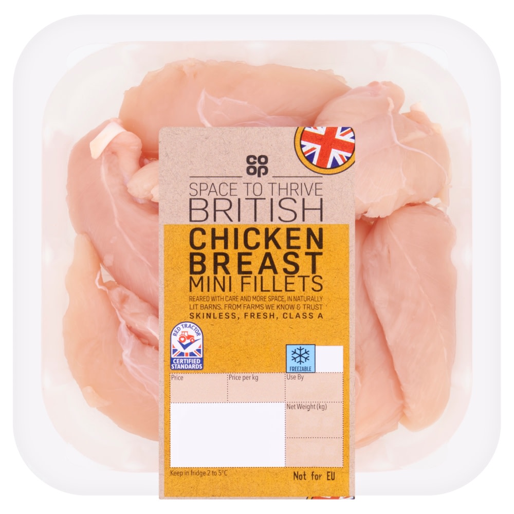 Co-op British Chicken Mini Breast Fillets 350g - Co-op
