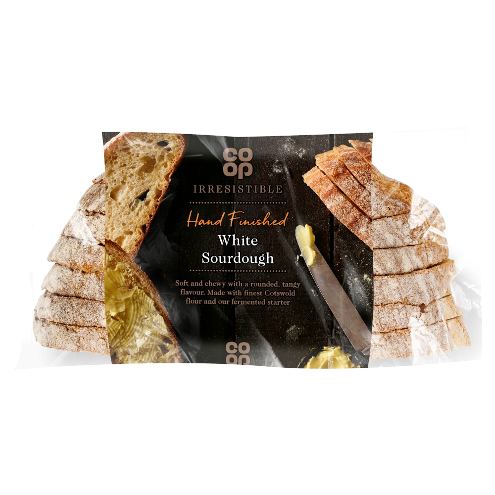 Co-op Irresistible Slice White Sourdough 500G