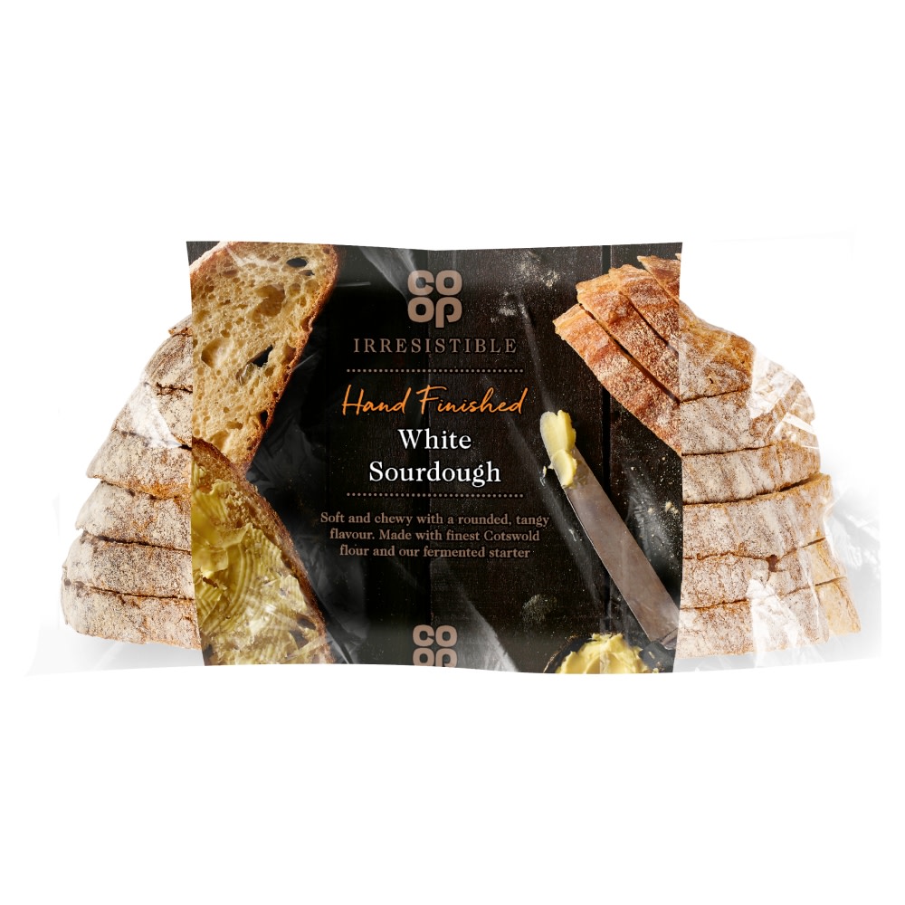 Co-op Irresistible Slice White Sourdough 500G