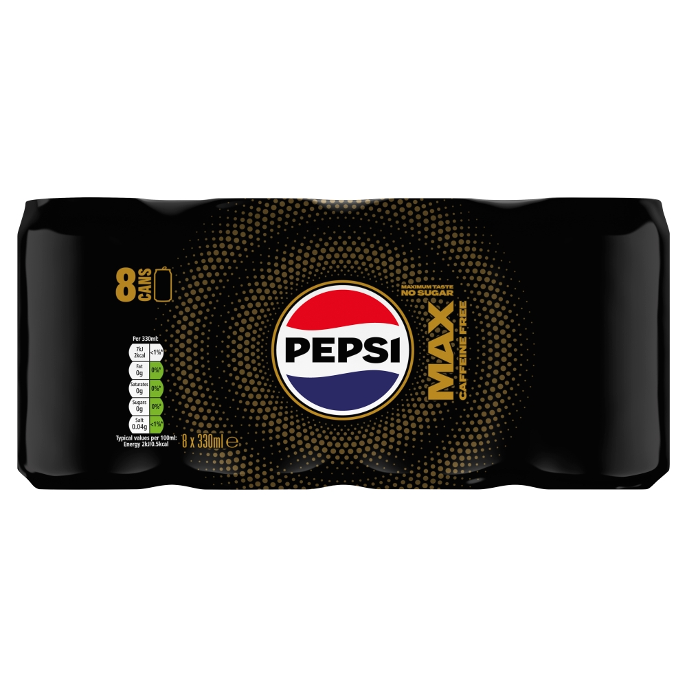 Pepsi Max Caffeine Free 8x330ML
