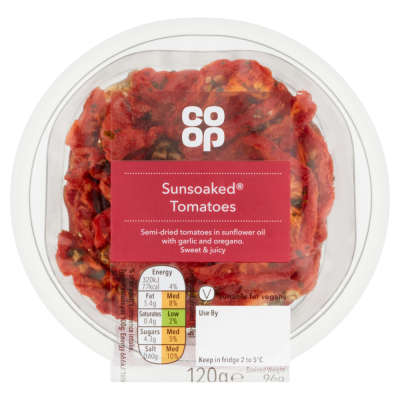 Co-op Sun soaked tomatoes 120g 