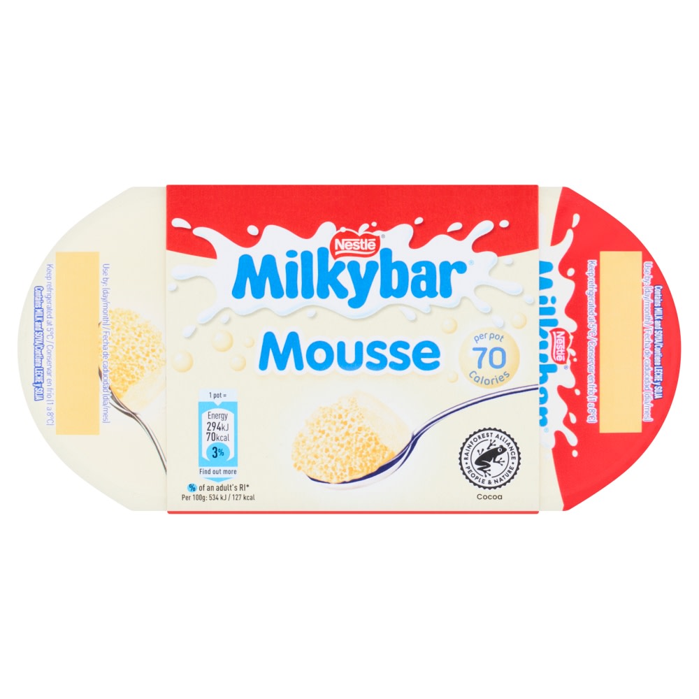 Nestle Milkybar Mousse 4 X55g