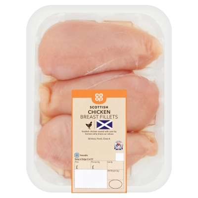 Co-op Scottish Chicken Breast Fillets 600g