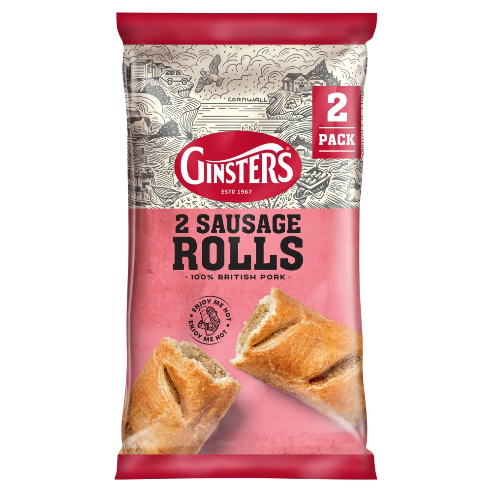 Ginsters Sausage Rolls 2 pack