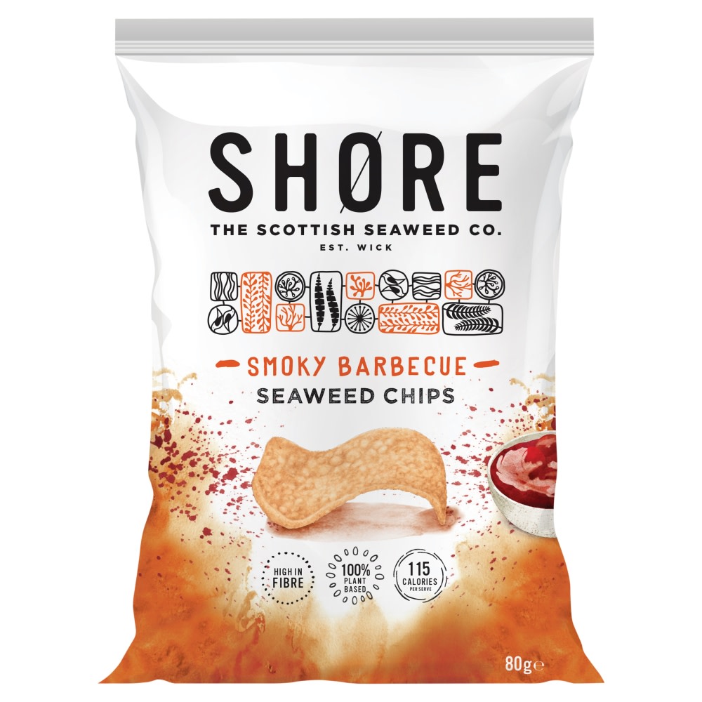 Shore Smoky BBQ Chips 80g