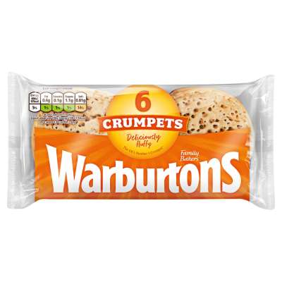 Warburtons Crumpets 6 Pack
