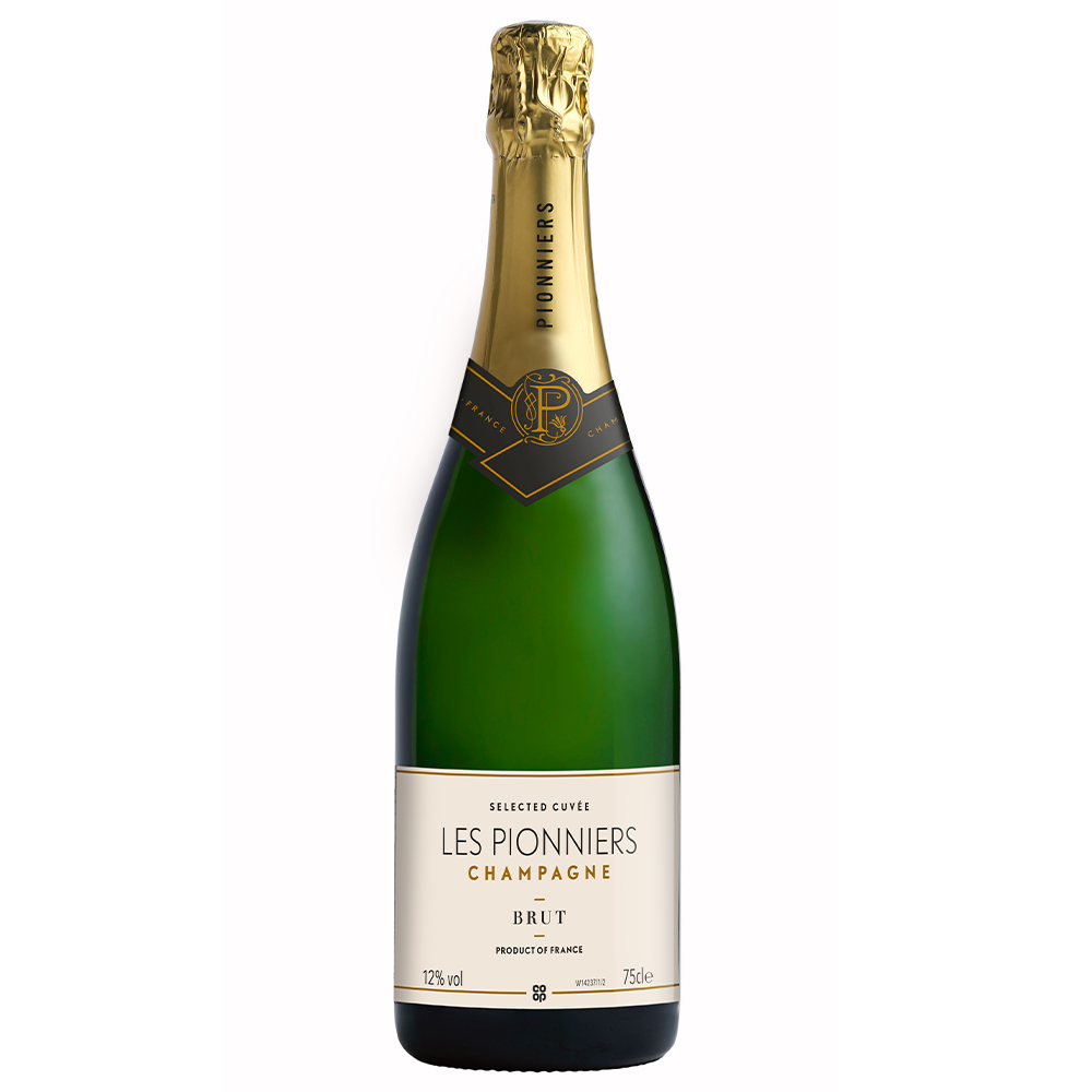 Les Pioneers Non Vintage Champagne 75cl Co Op