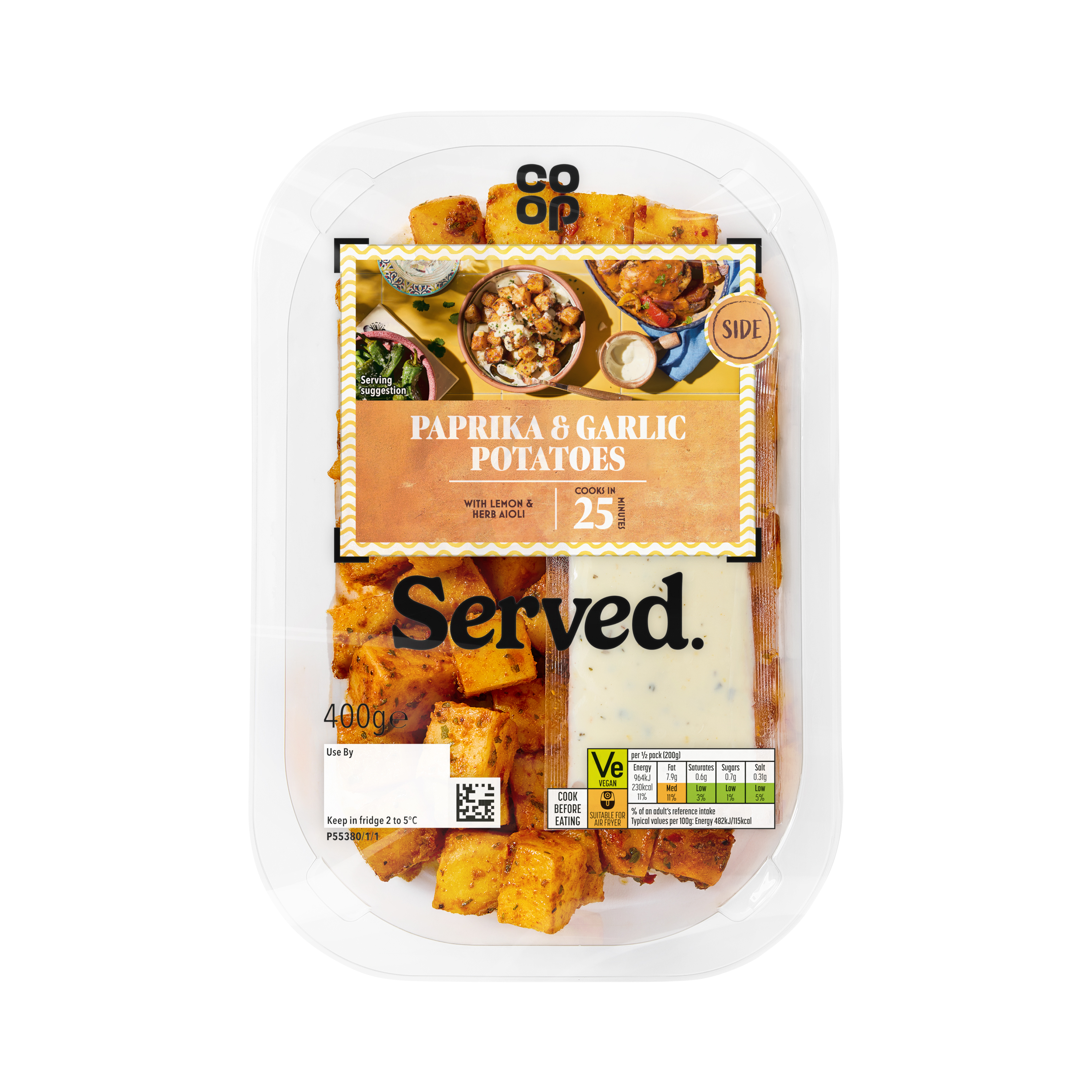 Co-op Paprika and Garlic Potatoes 400g