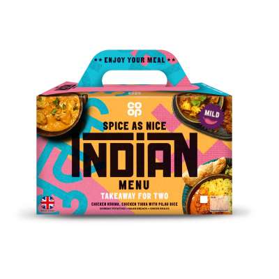 Co-op Indian Box Takeaway for Two 1.33kg