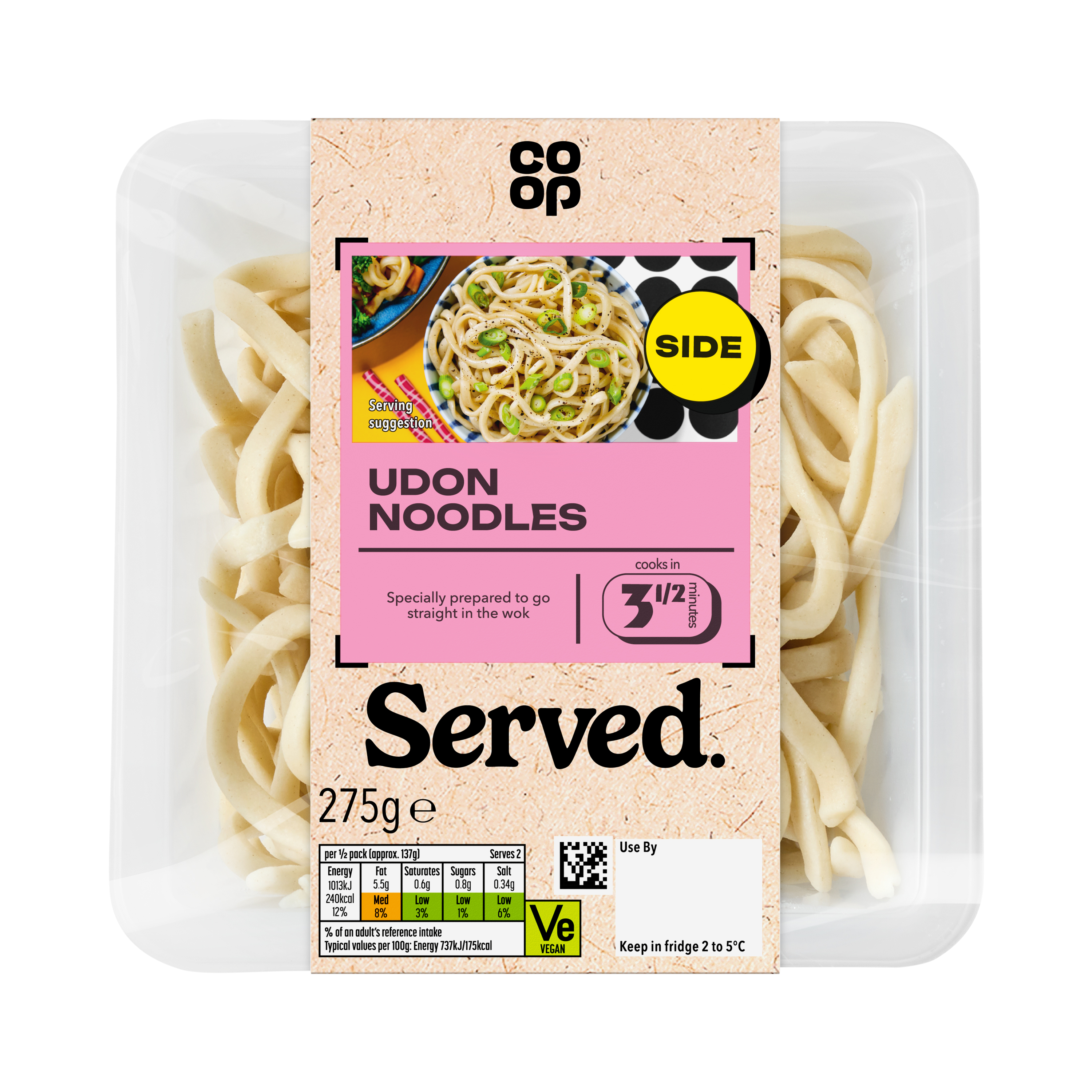 Co-op Udon Noodles 275g