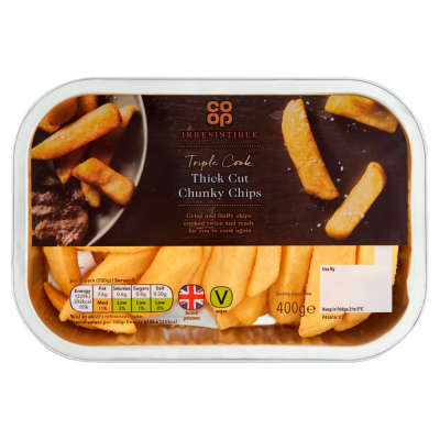 Co-op Irresistible Thick Cut Chunky Chips 400g