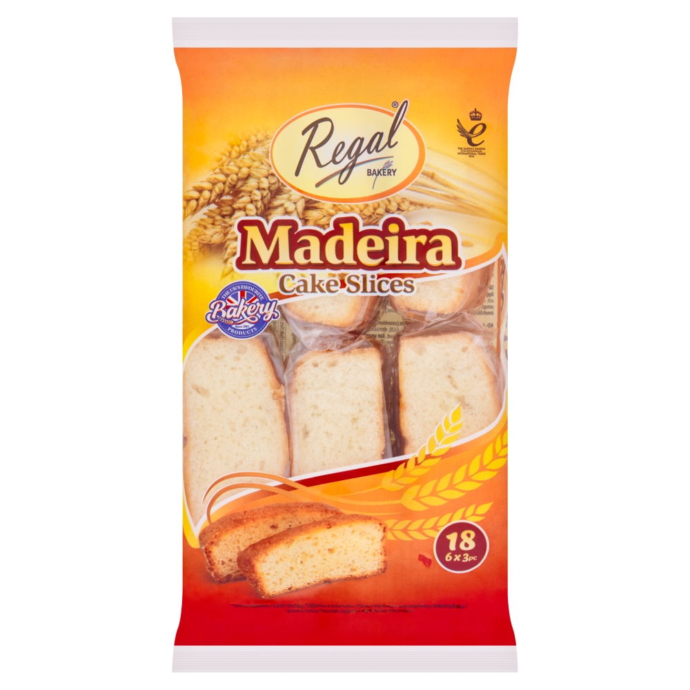 Regal Sliced Madeira Individually Wrapped 18 pack