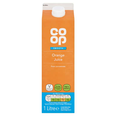 Co-op Orange Juice Smooth 1 Ltr