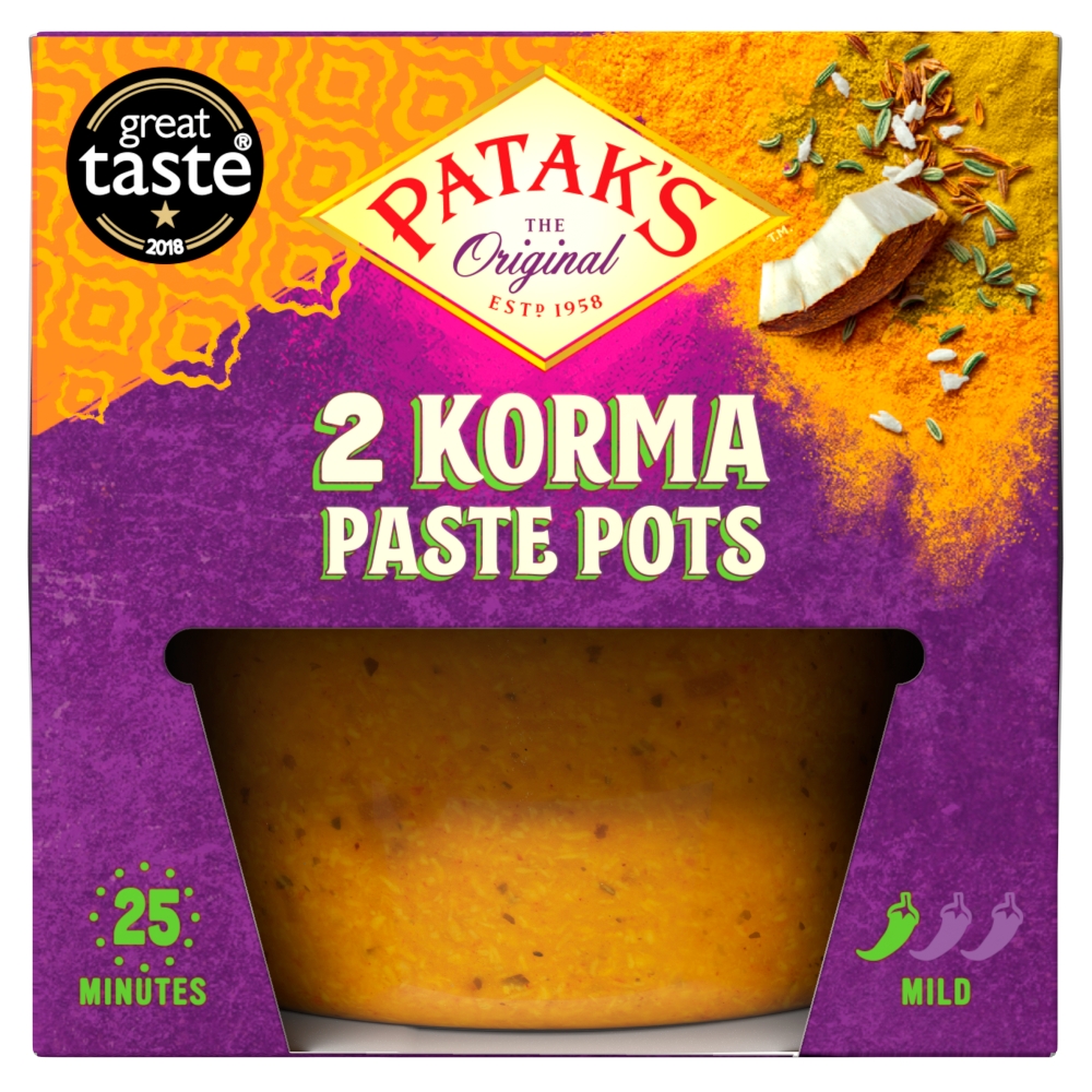 Patak's Korma Paste Pot 2x70g