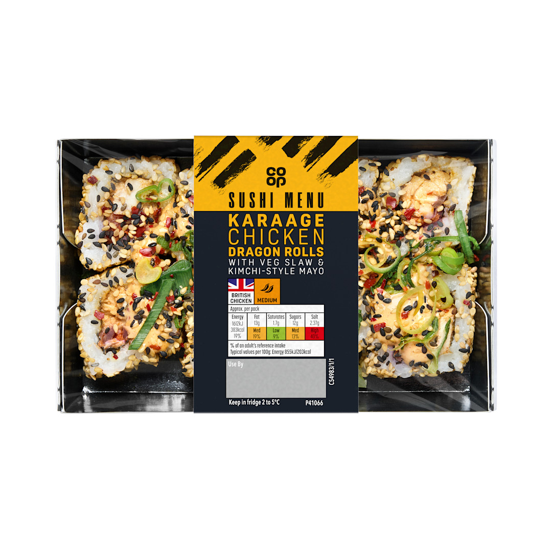 Co-op Karaage Chicken Dragon Rolls​ 188g