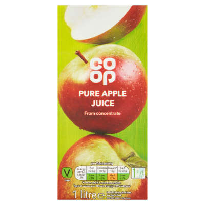 Co-op Pure Apple Juice 1 Ltr