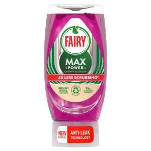 Fairy Max Power Washing Up Liquid Cherry 370ml