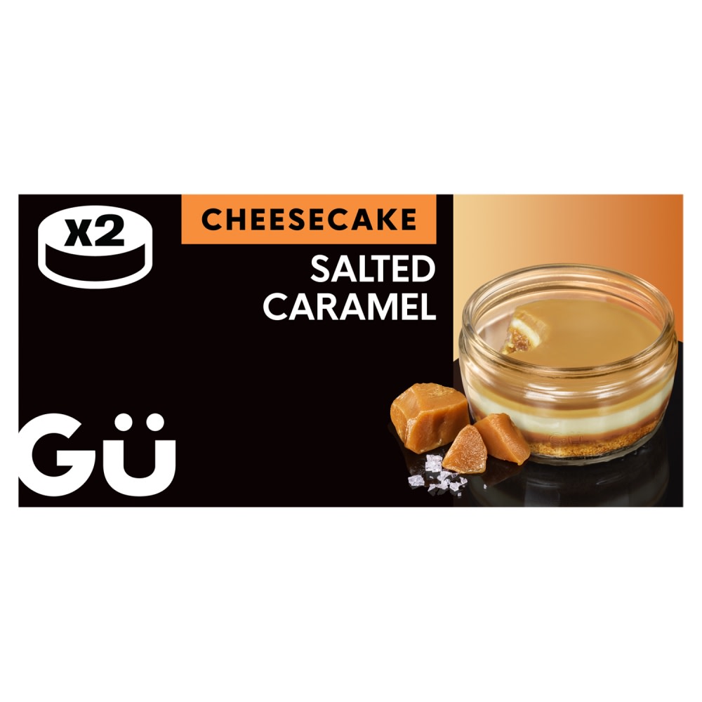 Gu Salted Caramel Cheesecake Dessert (2x82g)