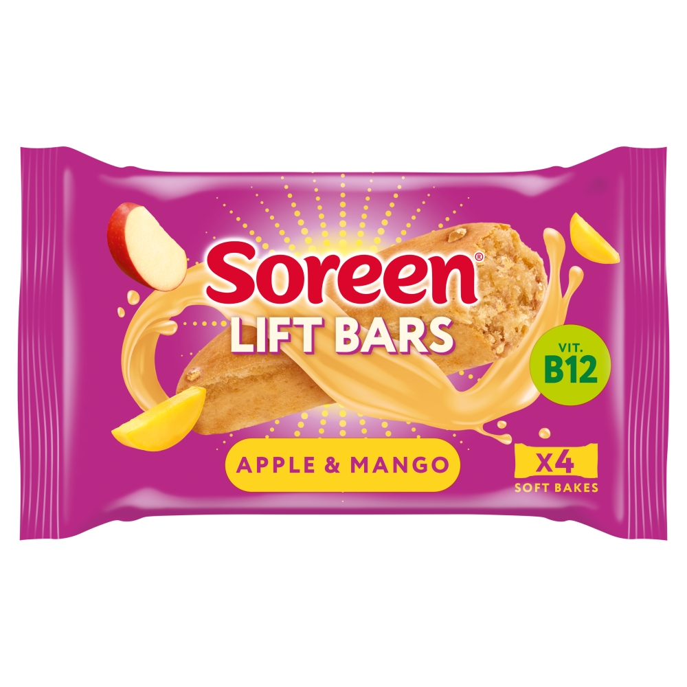 Soreen Lift Bars Apple & Mango 4x42g