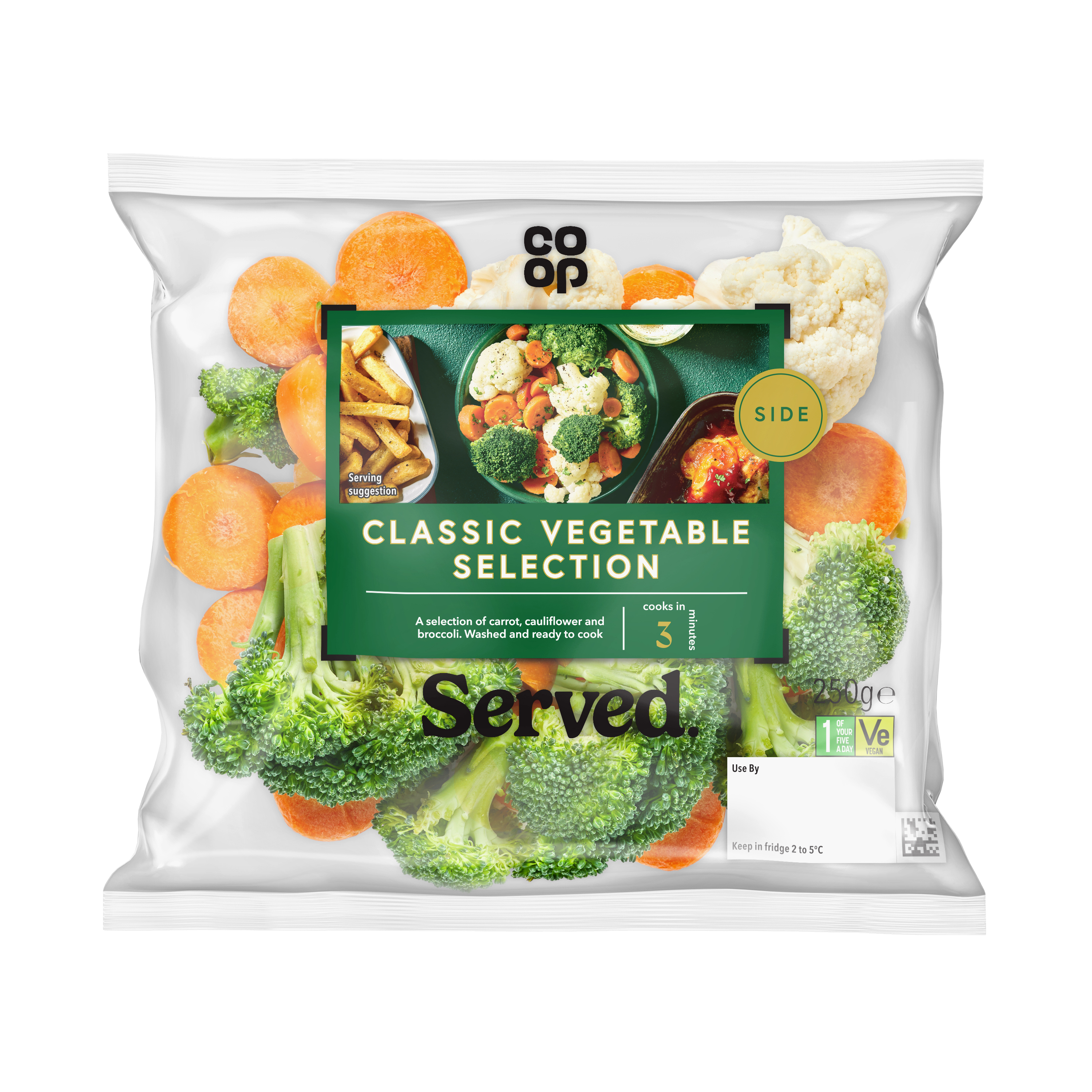 Co-op Classic Vegetable Selection 250g