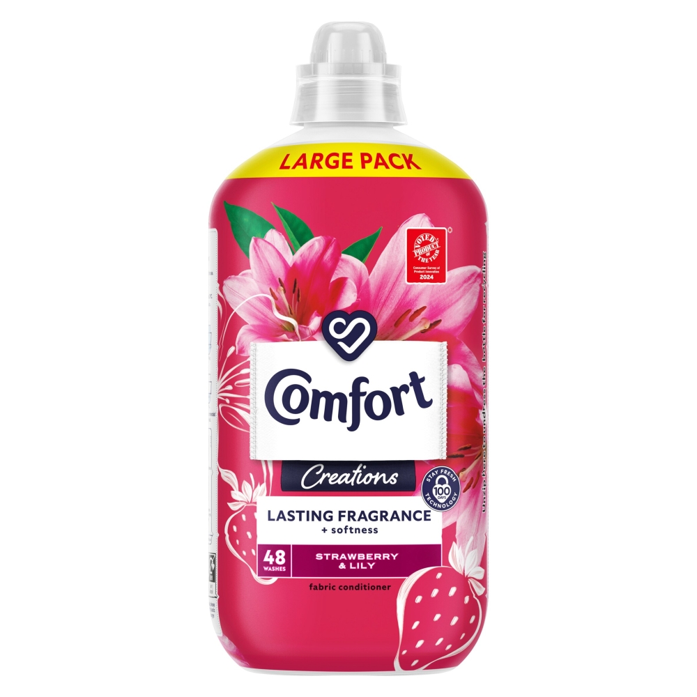 Comfort Fabric Conditioner Strawberry and Lily 48w 1440ml