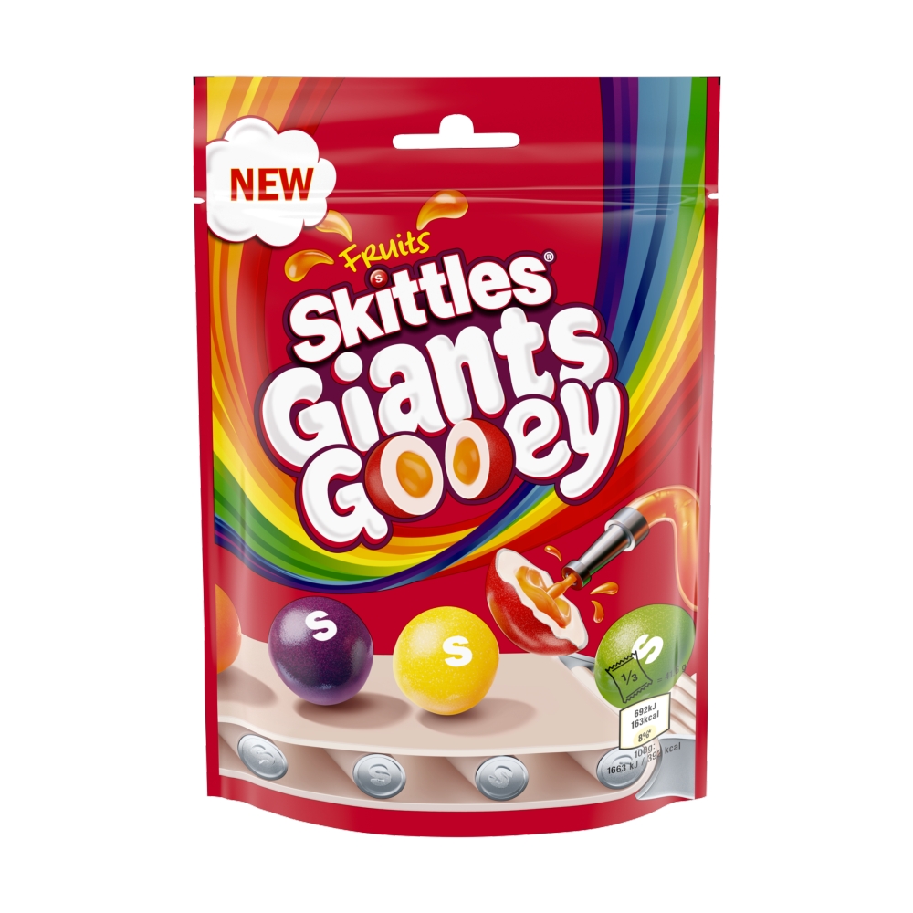 Skittles Giants Gooey Pouch 125g