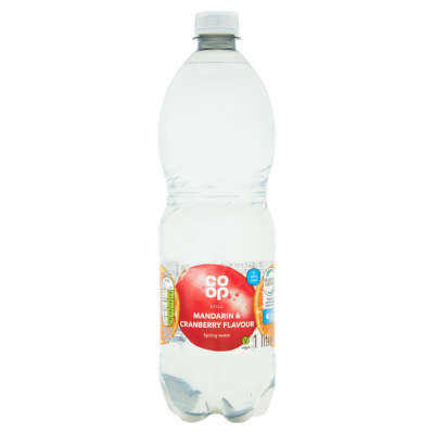 Co-op Still Mandarin & Cranberry Flavour Spring Water 1 Ltr